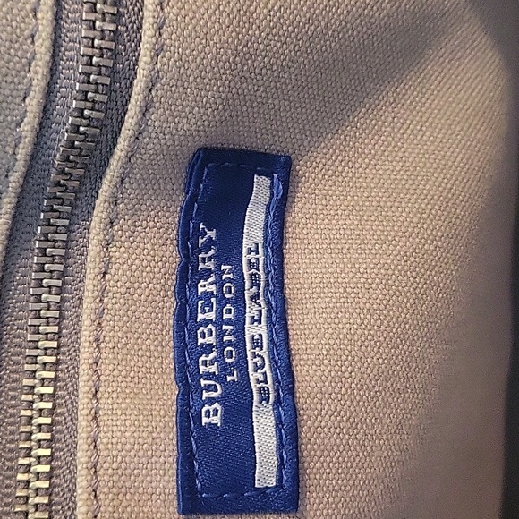 Burberry Blue Label Mini canvas and Leather Tote - Picture 3 of 14